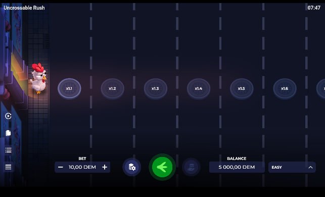 Best uncrossable rush crash game in Spain